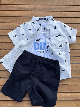 Neues süsses Sommer Baby Set Gr. 98  3-teilig, Baumwolle