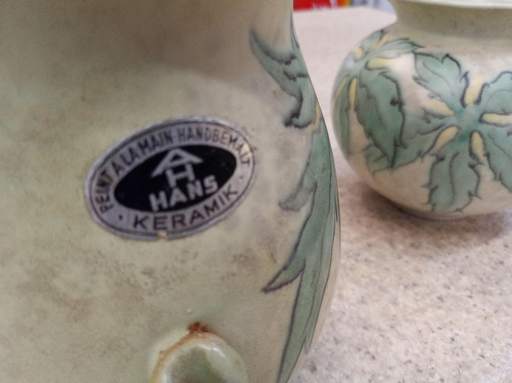 Vasi & Recipienti: 2x Keramik Vasen H. Hans Handbemalt – Usato da Reiden venduto da Zofi-Brocki 4