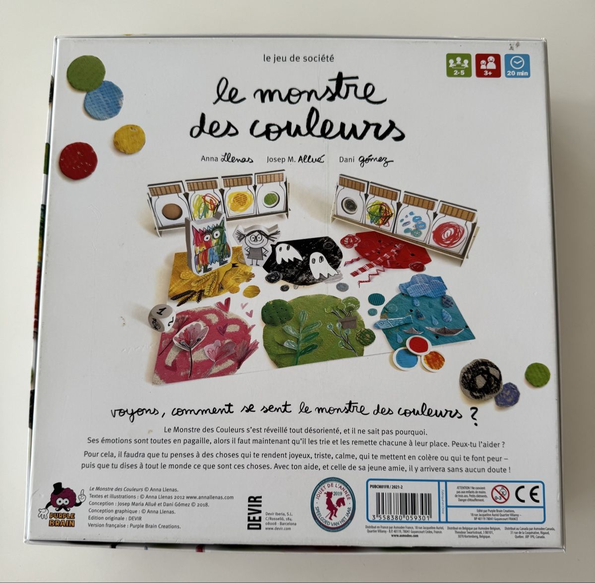 Giochi: Jeu Le monstre des couleurs – Usato da Genève venduto da AS27 1