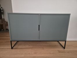 Sideboard Anrichte Kommode Grau Metallfüsse Sehr gut erha...