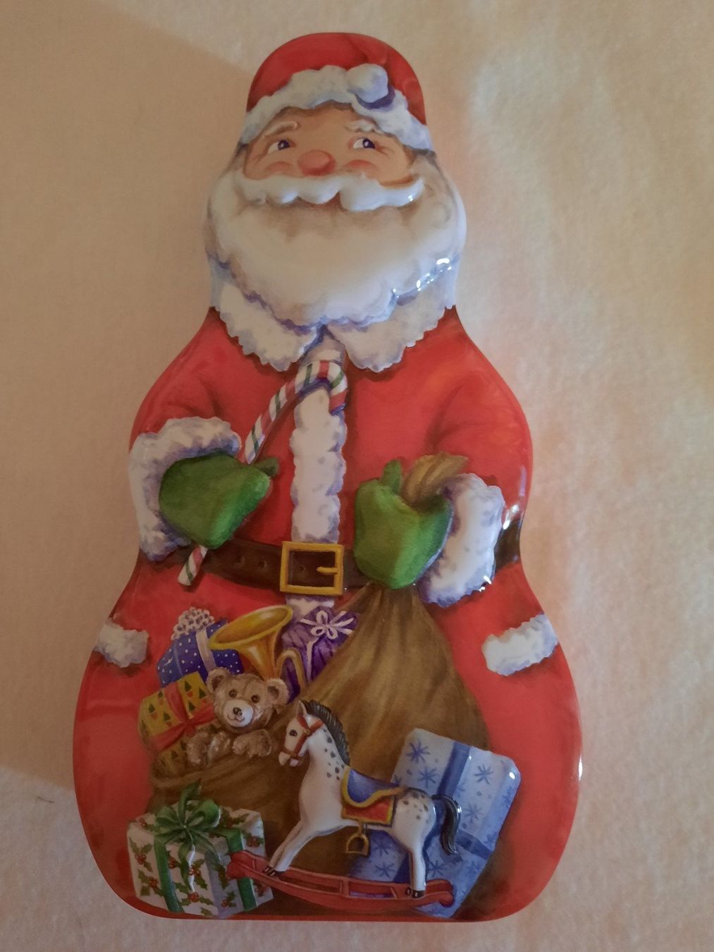 Tutte le decorazioni: Weihnachtsdose Samichlaus, Blechdose, Guetzli Dose/ 3D-Optik – Usato da Allschwil venduto da saphira012 1