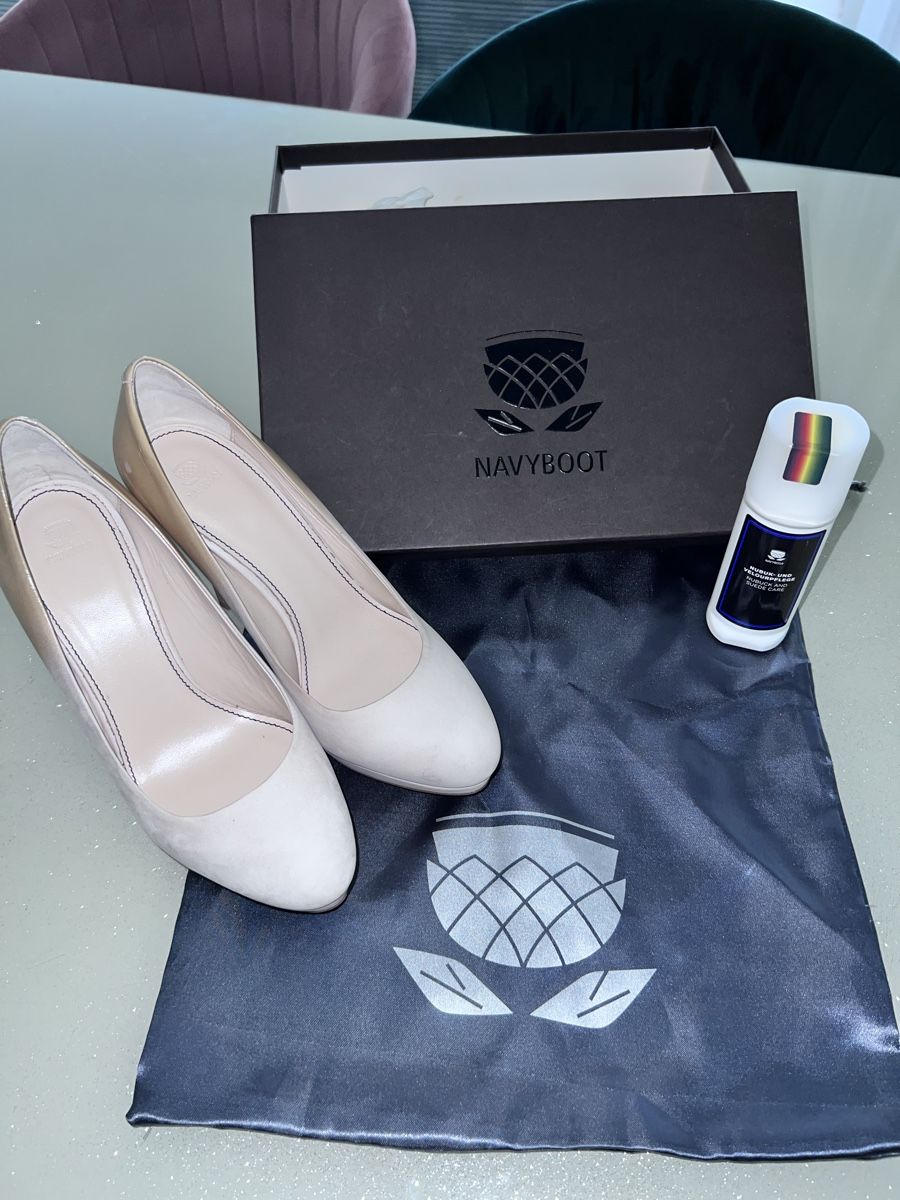 Navyboot Scarpe da donna: Navyboot Pumps Beige Gr. 36 - Eleganter Klassiker! – Nuovo (secondo la descrizione) da Port venduto da Selvaggi_Acquisti 3