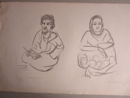 KARL MADRITSCH LITHOGRAPHIE SIGNIERT