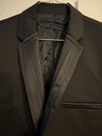 Smoking elegante ITTIERRE nera, taglia 50, perfetta per fest