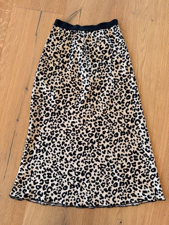 Victoria’s Secret Midi Leo Satin Jupe/Rock Gr. S