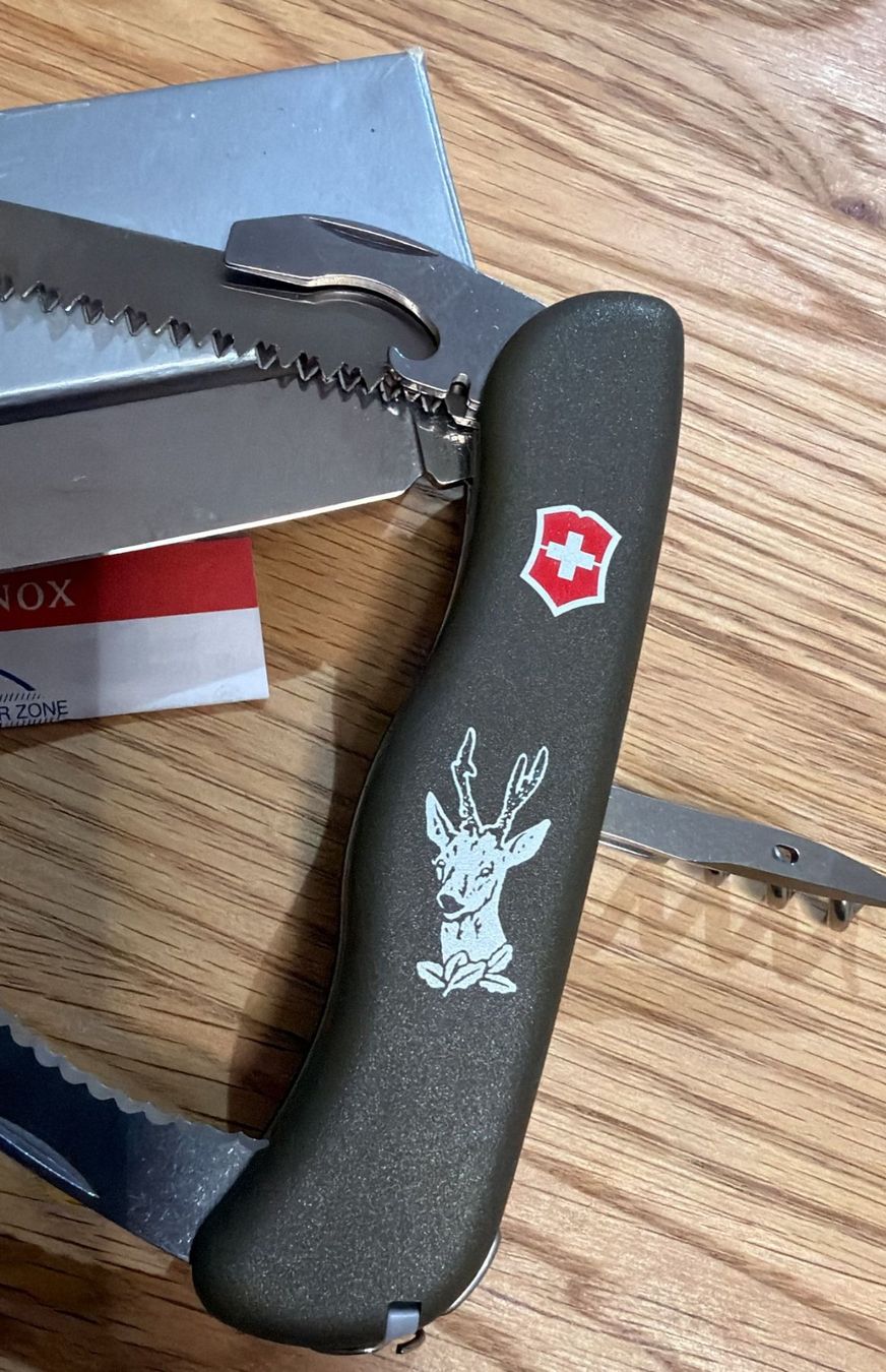 Victorinox Coltelli tascabile: VICTORINOX SACKMESSER HUNTER GREEN – Usato da Zürich venduto da Frei-Occasionen 3