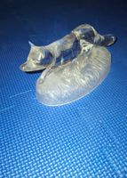 Renard en cristal neuf/Fuchs aus Kristall neu