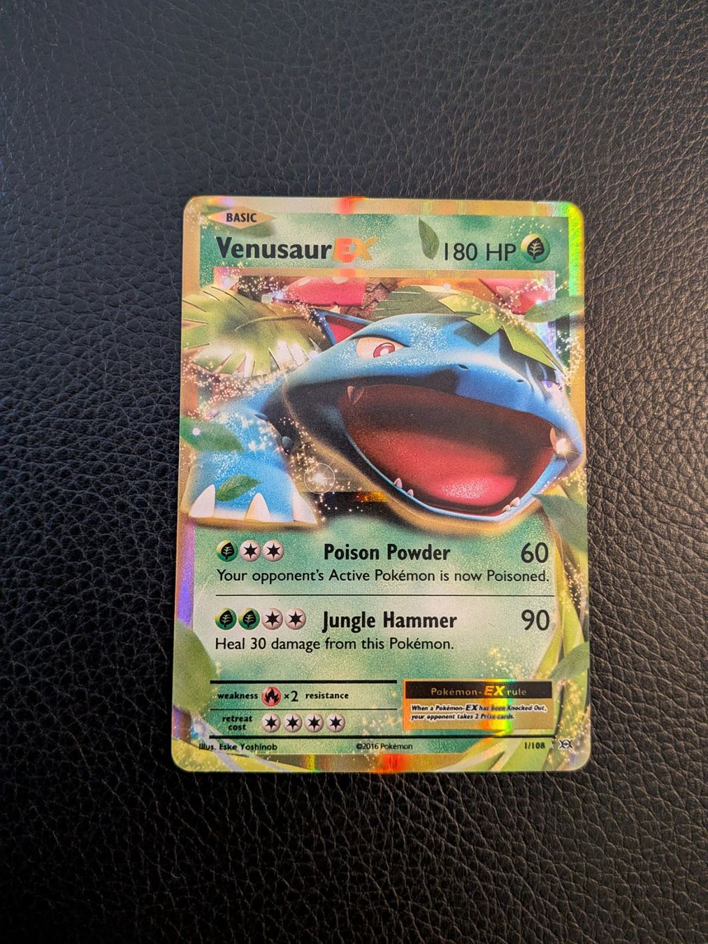 Pokémon Cartes à collectionner: 2016 Evolutions Venusaur EX 1/108 Ab 1 – Neuf (Voir description) à Paradiso par Pkmn10