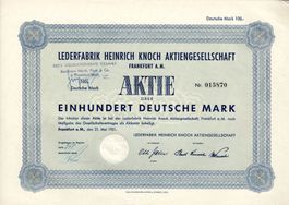 Lederfabrik Heinrich Knoch AG