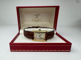Cartier Must de Cartier Tank Vermeil Quartz – Vintage