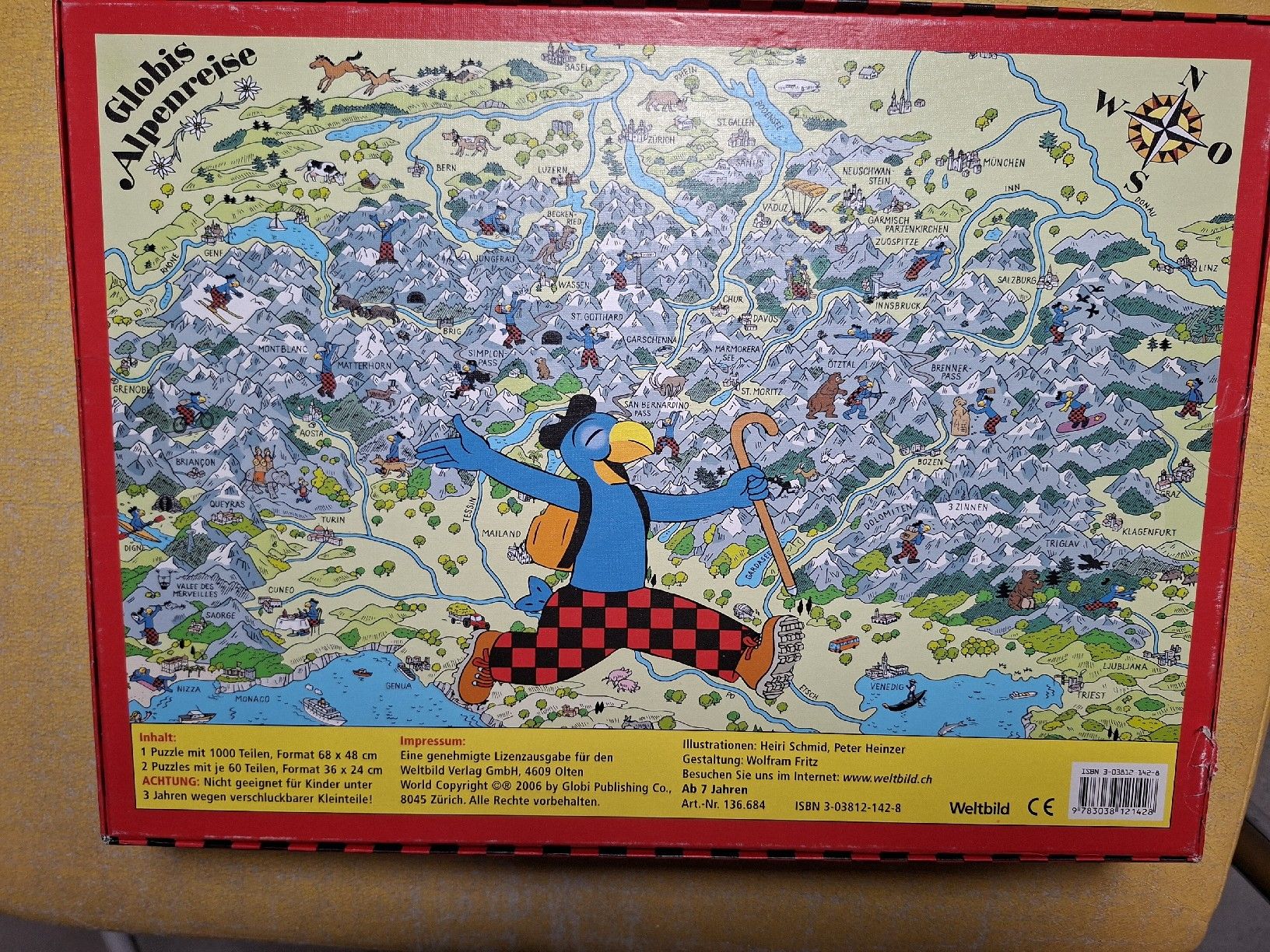 Puzzle: Puzzle Globi Riesen- puzzle 1000 pièces  – Usato da Evilard venduto da emi_r6cd 1