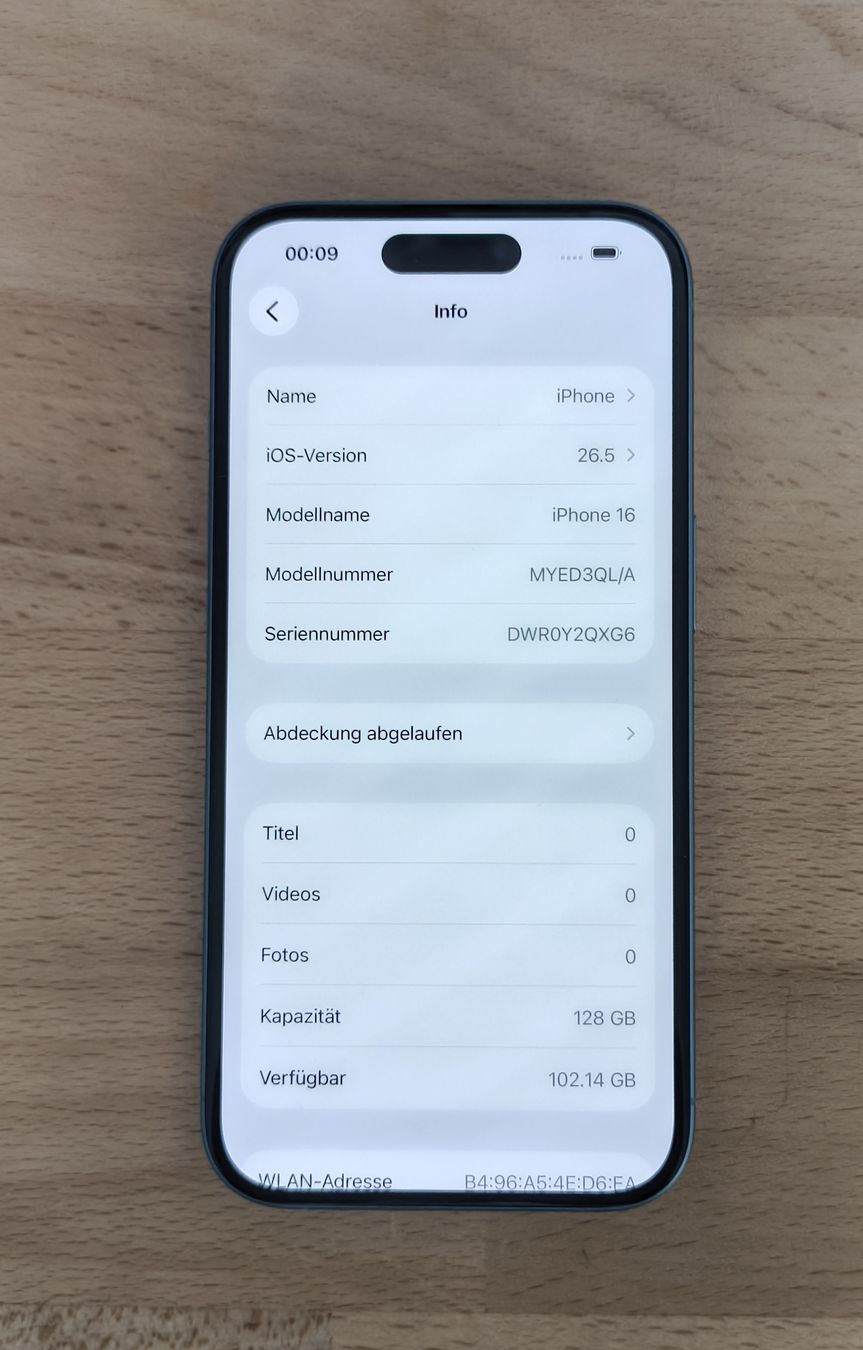 Apple Telefoni cellulari / Smartphones: Apple iPhone 16 mit 128 GB – Usato da Oberdiessbach venduto da verkaufbar 1