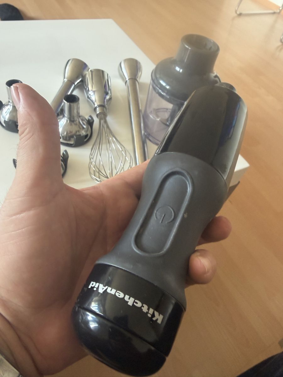 Appareils de cuisine: Schwarzes KitchenAid Stabmixer-Set  – D'occasion à Baden par noli.r 2