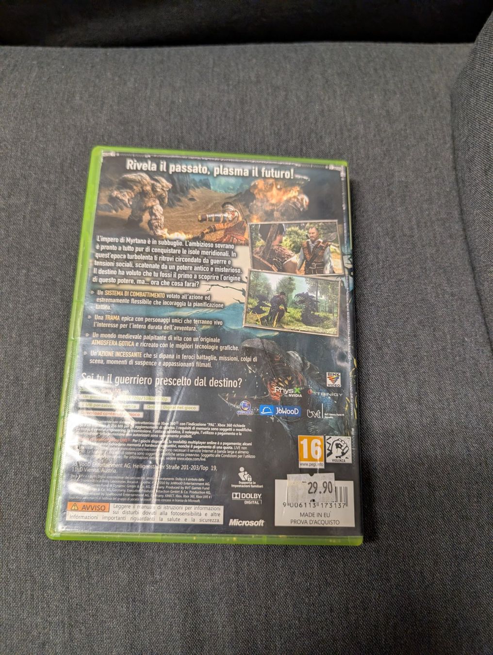 Giochi: Arcania gothic 4 Microsoft Xbox 360 – Usato da Giubiasco venduto da Ticinerd 1