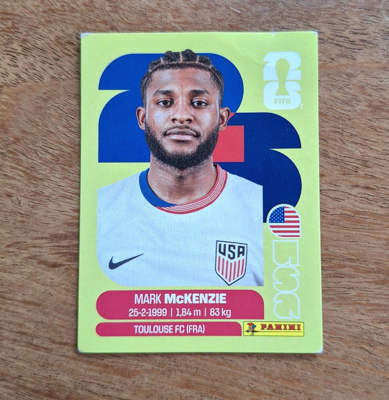 Panini Carte collezionabili: Panini Mark McKenzie USA 5 – Nuovo (secondo la descrizione) da Romanens venduto da Crocette