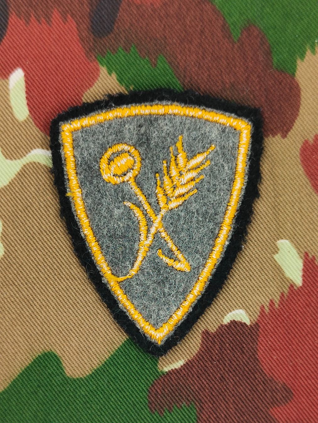 Schweizer Armee Placchette & Badge: Funktionsabzeichen Küchenchef / Truppenkoch Ord. 1995, V1 – Usato da Bauma venduto da SwissMilitaria 1