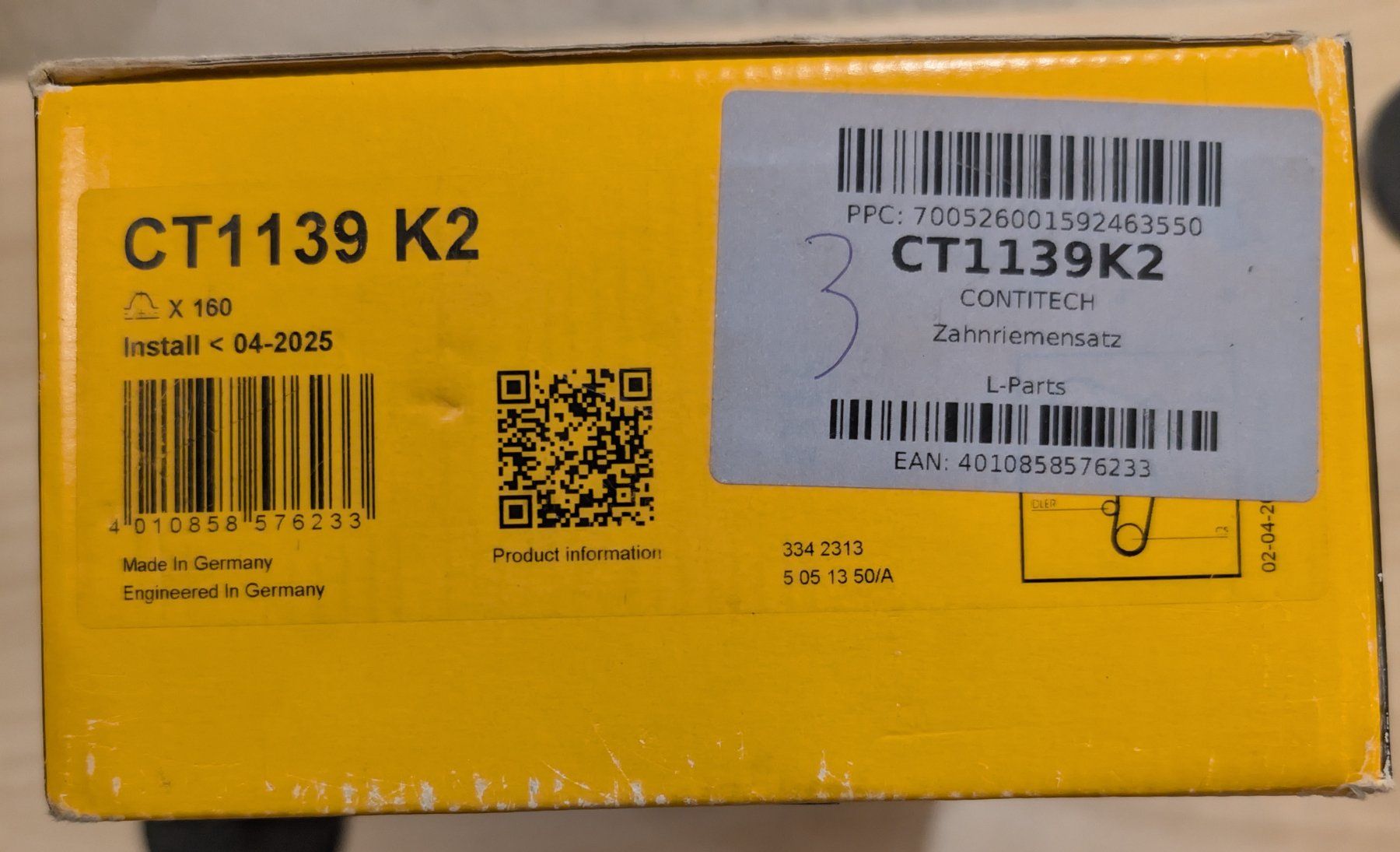 Tutti pezzi di ricambio auto: Zahnriemen Kit – Usato da Zürich venduto da Braha 3