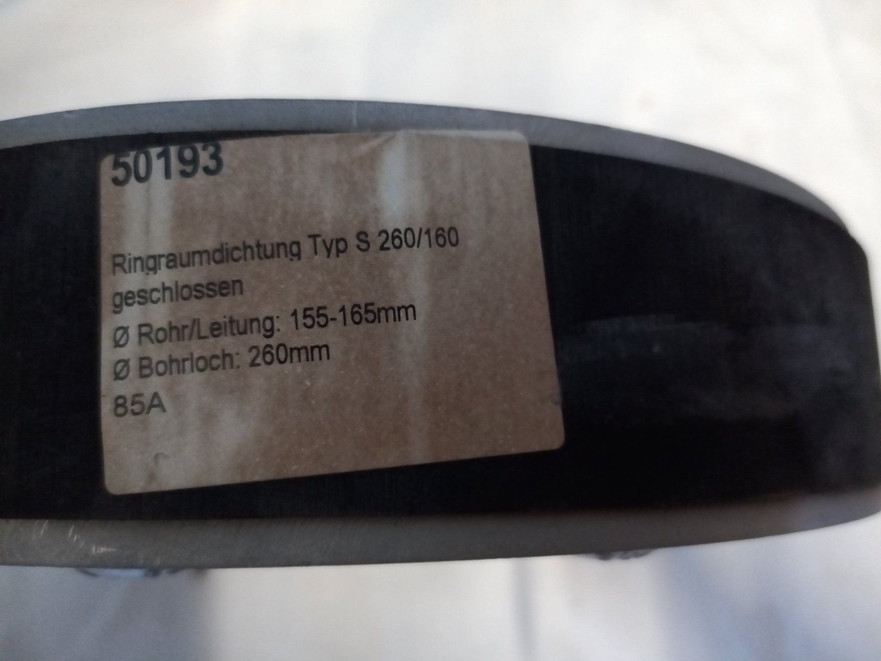 Alle Werkzeuge: Ringraumdichtung Typ S 260/160 – Neu (gemäss Beschreibung) aus Oberegg von A-Z.Handel.Loehrer 2