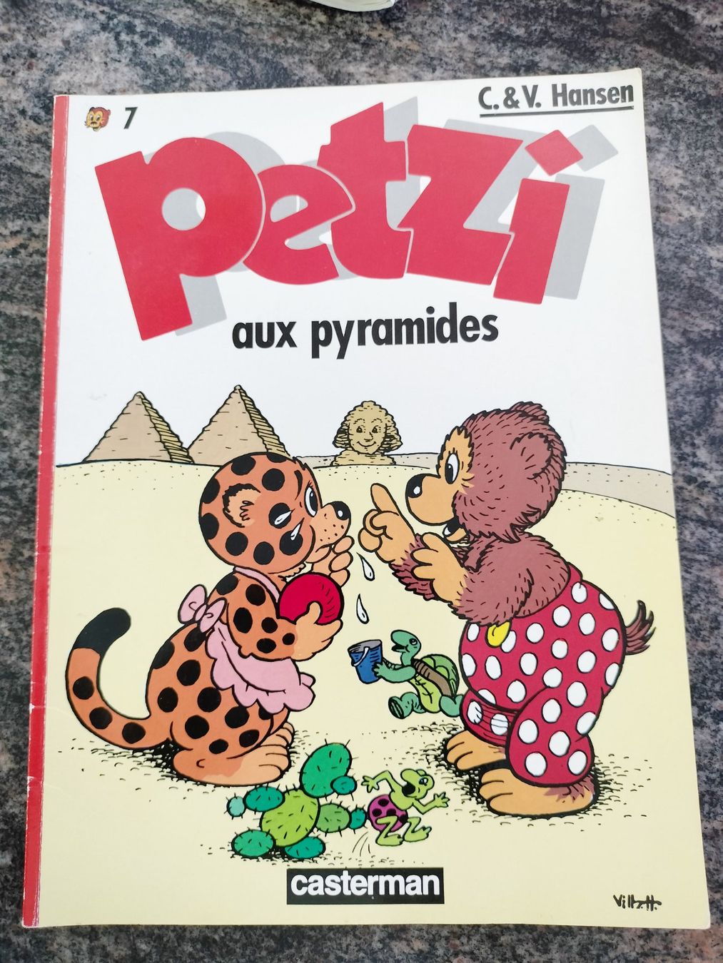 Fumetti: Petzi aux pyramides 7 Édition 1985 – Usato da Cortaillod venduto da rozinna