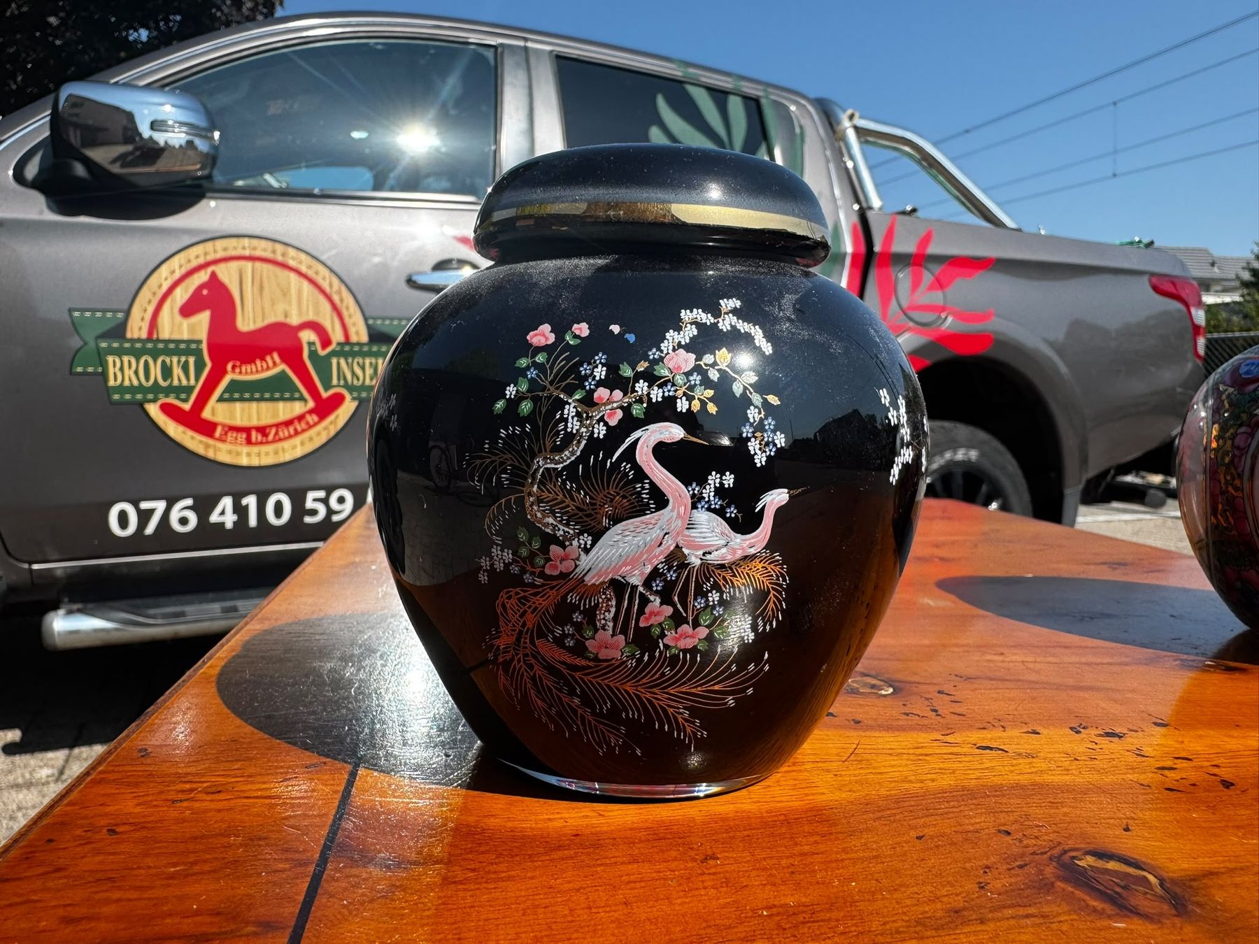 Vasi & Recipienti: Chinesische Deckelvase – Usato da Egg b. Zürich venduto da Brocki_Insel_Egg