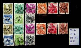 SUISSE SERVICES TIMBRES OBLITÉRÉS DII SBK 42.00 /U728