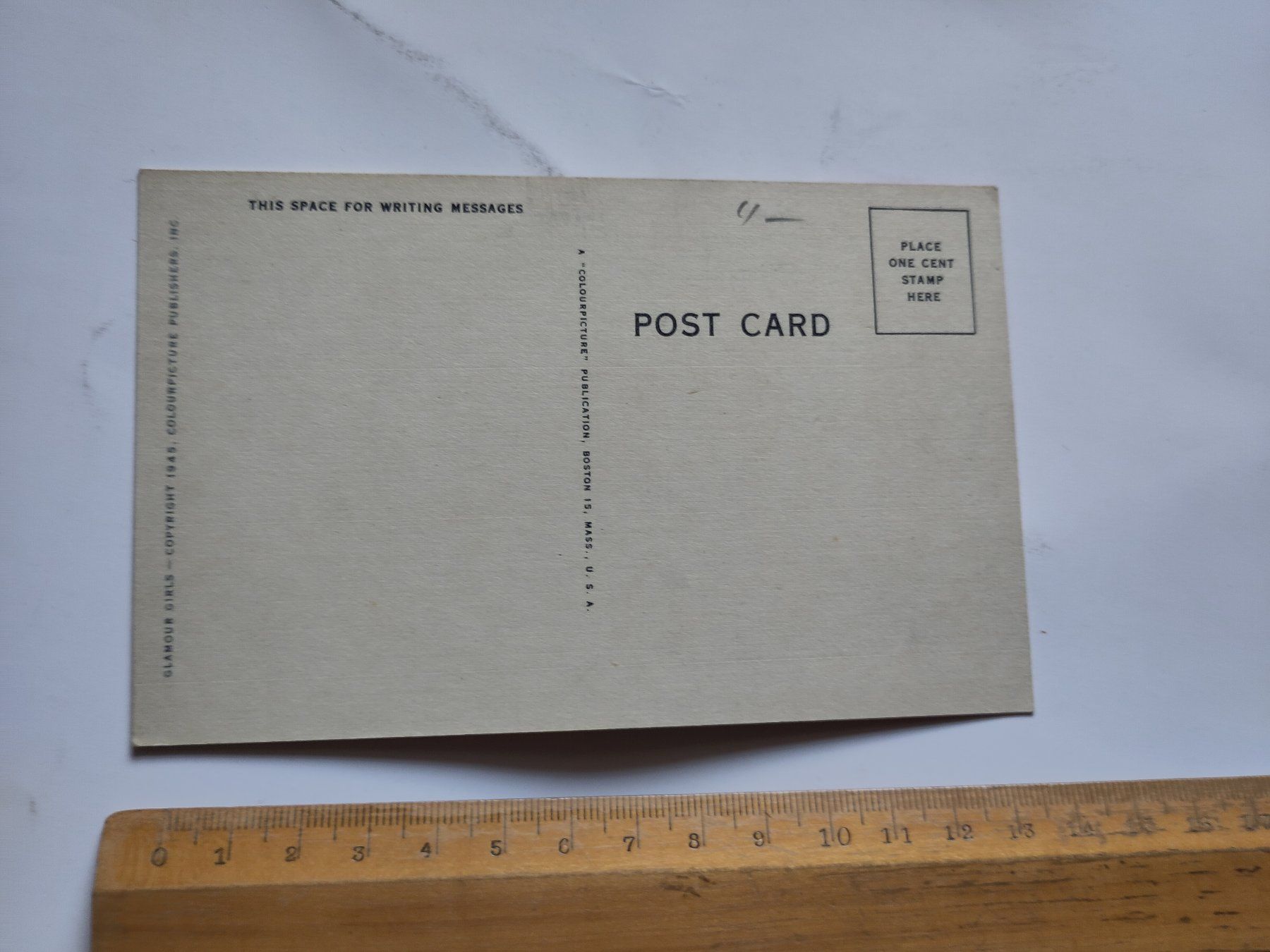Cartes postales: Pinup-Postkarte USA, 1945 – D'occasion à Schaffhausen par RolfMeister 1