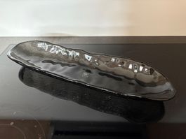 Plat ovale Design IVV Italy - Glasschale neu -  Länge 42cm