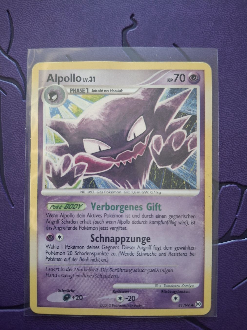 Pokémon Cartes à collectionner: Alpollo lv31 41 – D'occasion à Münsingen par ama_9cdk