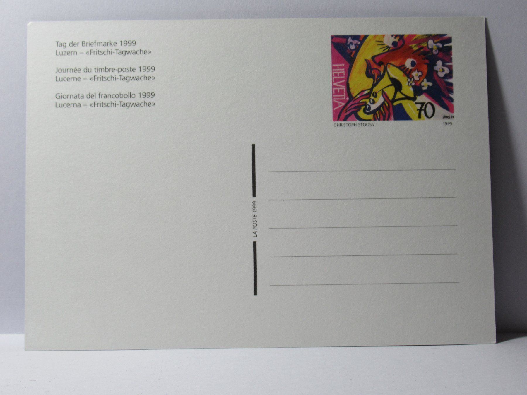 Cartoline postali: Bilpostkarte , Tag der Briefmarke – Nuovo (secondo la descrizione) da Grenchen venduto da Bluemchen1900 1