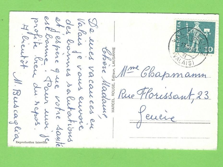 Cartoline postali: Val d'Illiez – Usato da Zürich venduto da t24_de 1