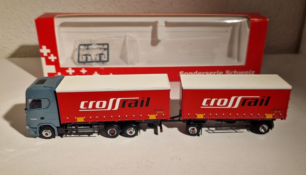 AWM Modellautos: Planzer LKW (AWM) mit 2x CrossRail Wechselpritschen HO – Neu (gemäss Beschreibung) aus Zürich von rascala 3