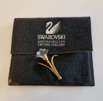 Vintage SWAROVSKI Brosche Blume - original Beutel&Swan-Logo