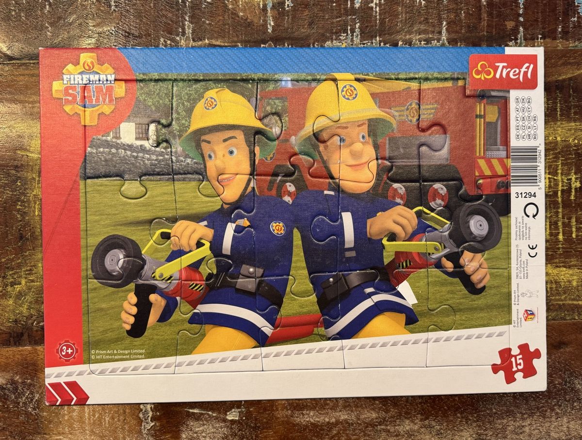 Puzzle: Feuerwehrmann Sam Puzzle, 15 Teile, +3 – Usato da Flumenthal venduto da Krajan