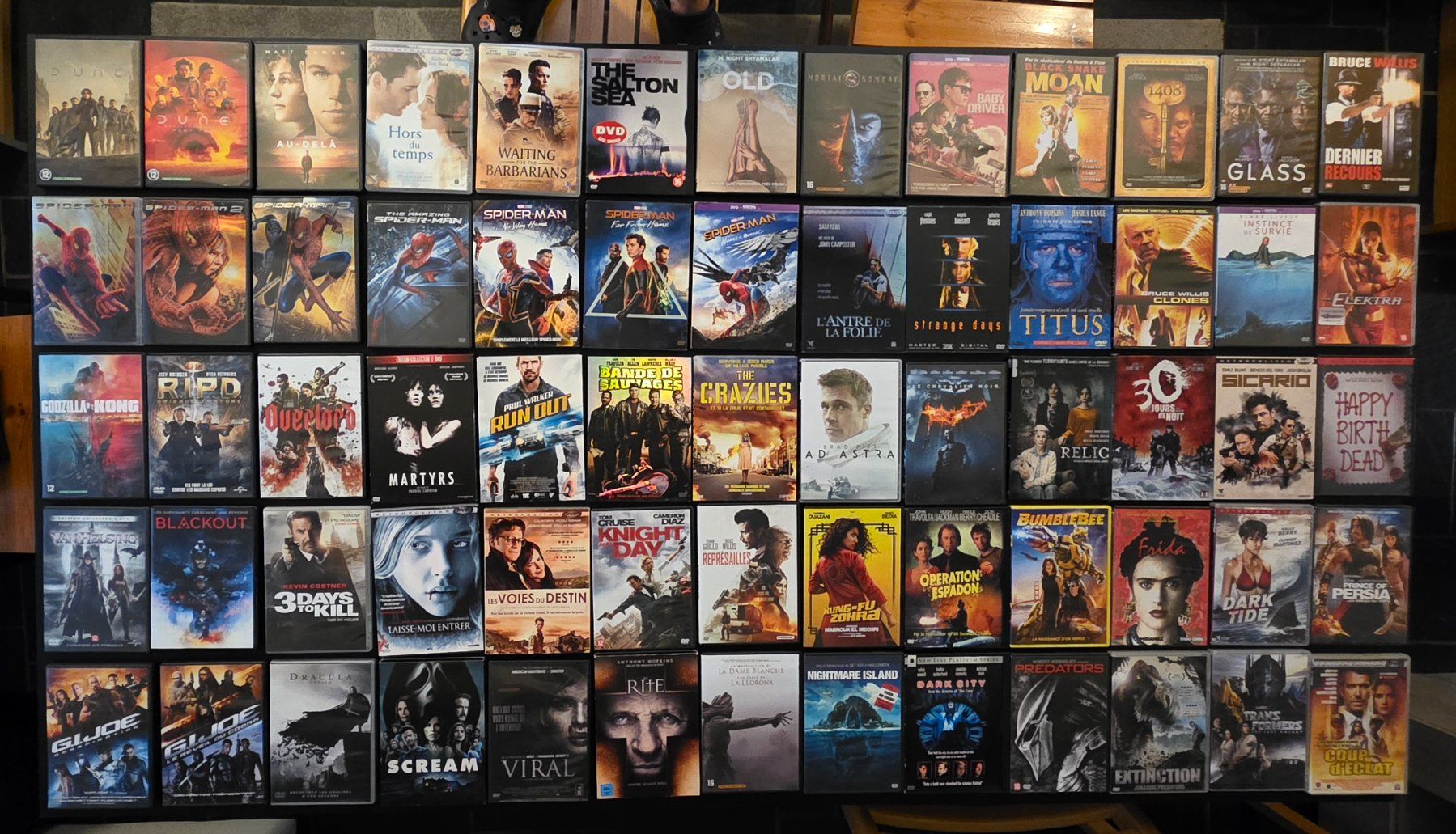 Alle DVDs: Lot de 737 DVDs + 16 BLU RAYs – Gebraucht aus Cheyres von Saby20 6