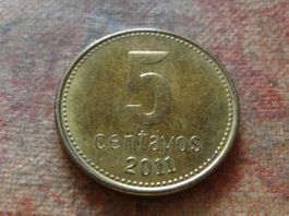 ARGENTINE  5  Centavos  2011  (P)
