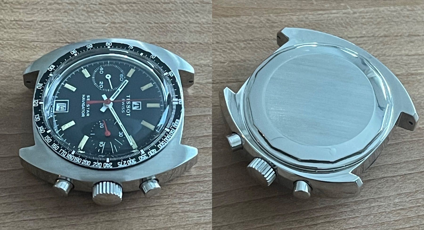 Rehaut (cadran) Pulsométrique Bleu Pour Montre Tissot Navigator - Réf. ~40522 - Neuf Sans étiquette
