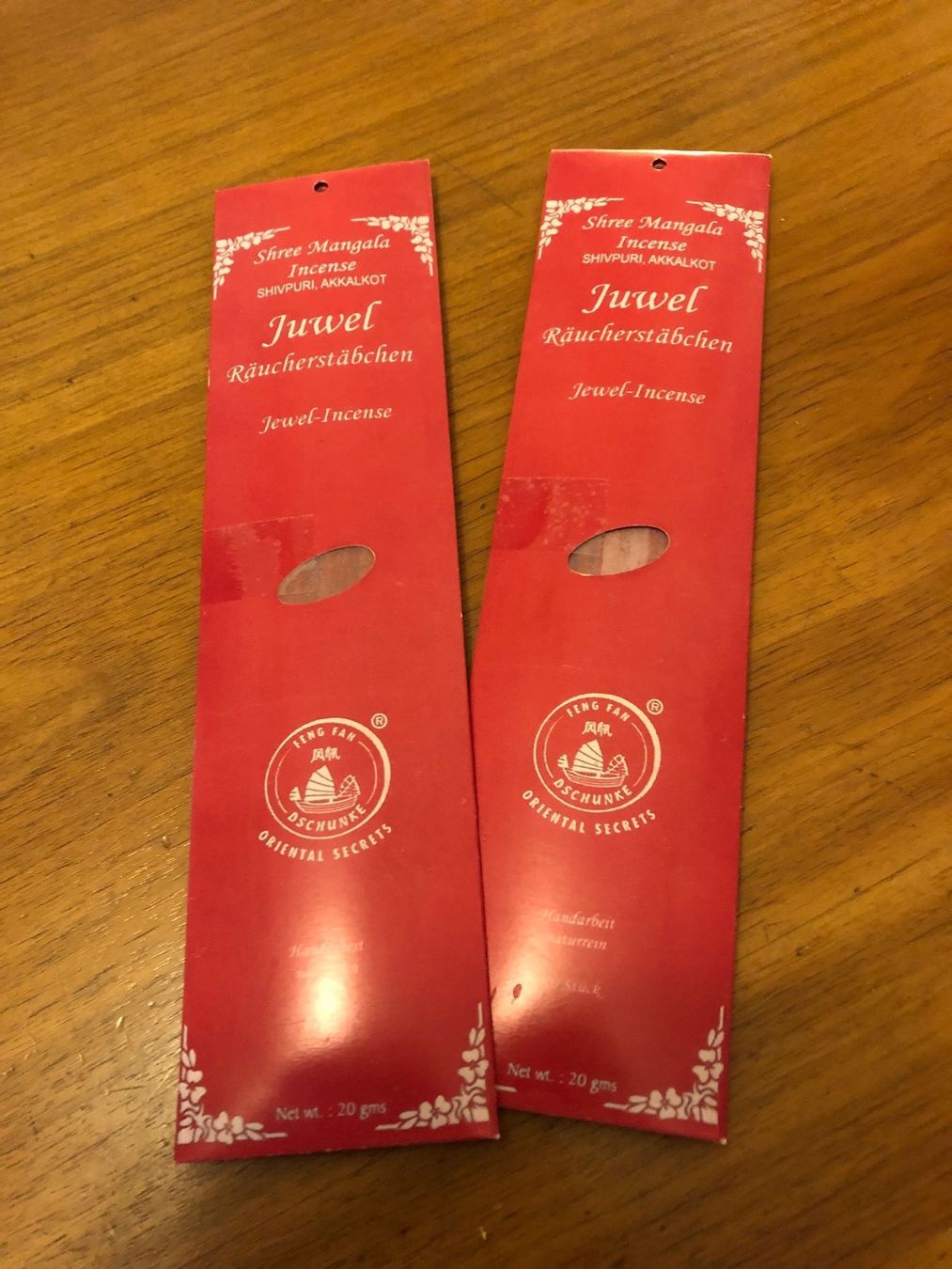 Deodoranti per ambiente: 2x sehr edle Räucherstäbchen, Oriental Secrets, handgerollt – Nuovo e nell'imballaggio originale da Hittnau venduto da JD-OE 1