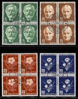 1945, J113-116 Viererblockserie gestempelt ET (15175)