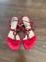 Di Marzio- Damensandalen mit Strasssteinen –Gr. 38 Eleganz!