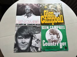 GLEN CAMPBELL tolle Singles Country Top Kult 70's Hits Chart