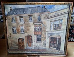Peinture à l'huile sur bois