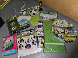 Kinder Gebutstag Deko Set Fussball