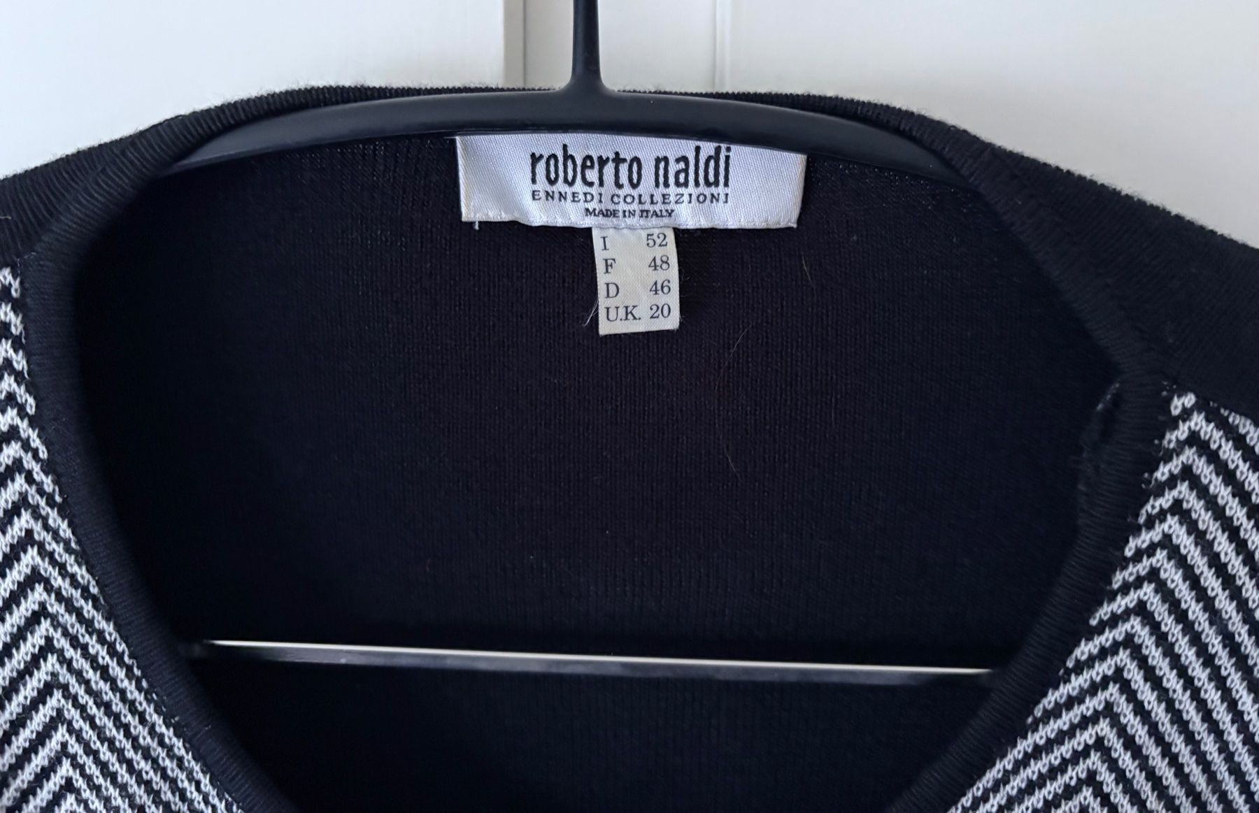 Giacche: Strickjacke schwarz / weiss-schwarz gemustert, Roberto Naldi – Usato da Oberrieden venduto da pet_n2c2 1