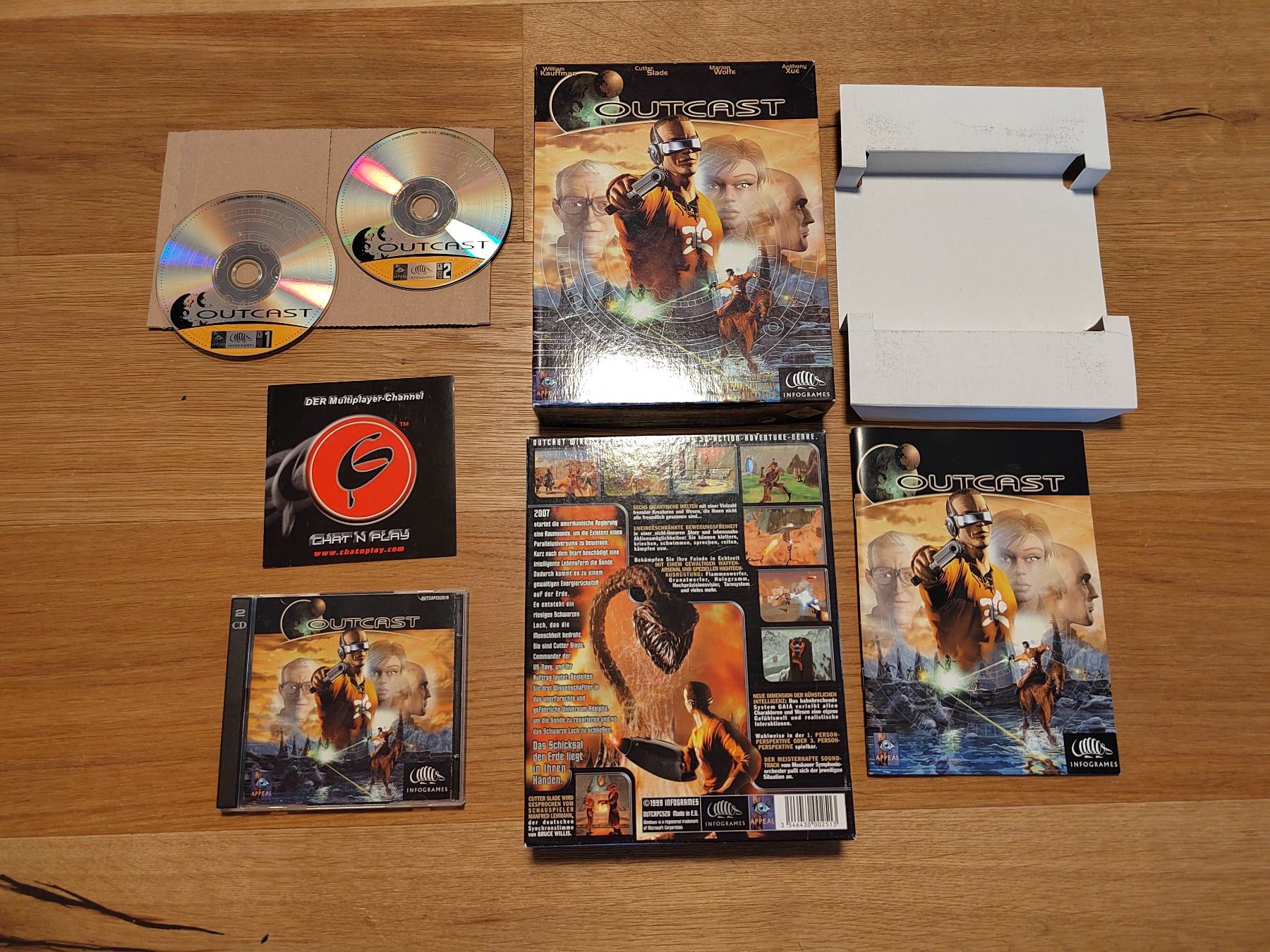 Spiele: Outcast PC Big Box 1999 DE – Gebraucht aus Fribourg von Nooky