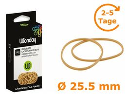 Gummiringe, natur, 25.5 mm, 100 g