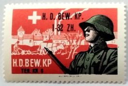 Soldatenmarke 2.WK, HD-Bewachungs Kp 1-32 ZH, Wi HD-Bew 32