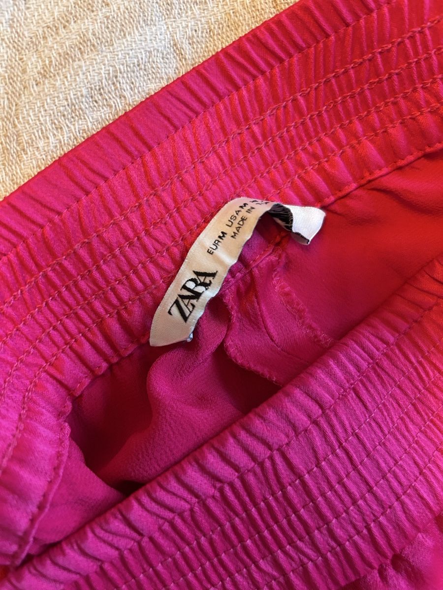 Zara Pantaloni: Pantalon fluide Zara rose vif, taille M – Nuovo (secondo la descrizione) da Martigny venduto da lovejess 2