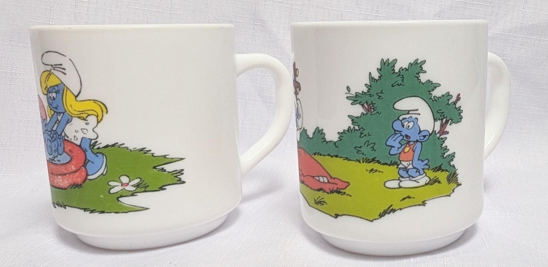 Tazze: 2er Set Vintage Arcopal Schlumpf Tasse - Mug – Nuovo (secondo la descrizione) da Wängi venduto da ABIZONE-86 2
