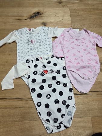 Baby-Bodys Gr. 86, 3er Set Mädchen,