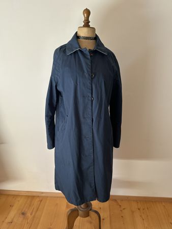 Langer Chen Damen Mantel, Grösse S, Dunkelblau